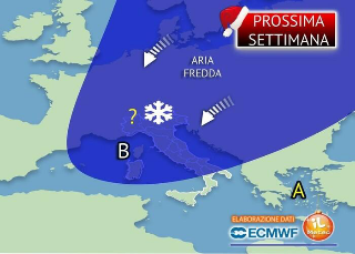 Capodanno asciutto ma ghiacciato: -4 °C a L’Aquila, un grado ad Ancona